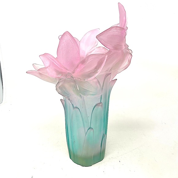 Daum Art Daum Amaryllis Vase Poshmark